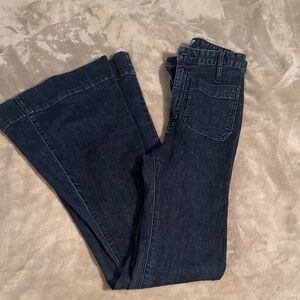 Show Me Your MuMu Dark Blue Flare Jeans